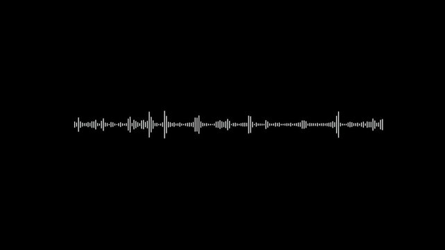 circular sound wave pulse animation, with colorful frequency energy and digital music spectrum in 4k resolution black background, 4k video
