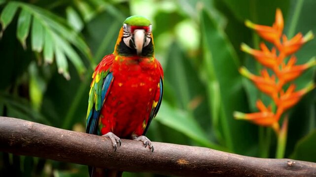 green winged macaw