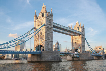 Obraz premium Tower Bridge London over River Thames landmark