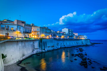 Obraz premium Syracuse old medieval town, Sicily Italy