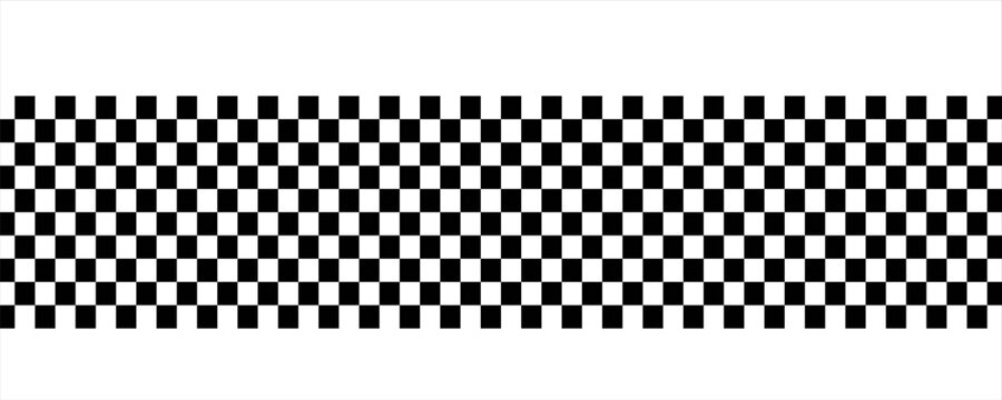 rally flag seamless texture. chess background pattern. black and white square backdrop