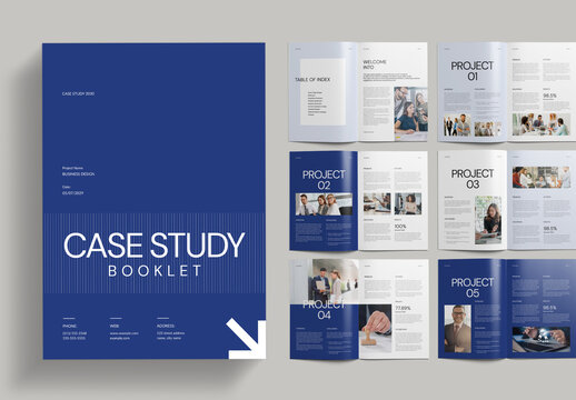 Case Study Booklet Template