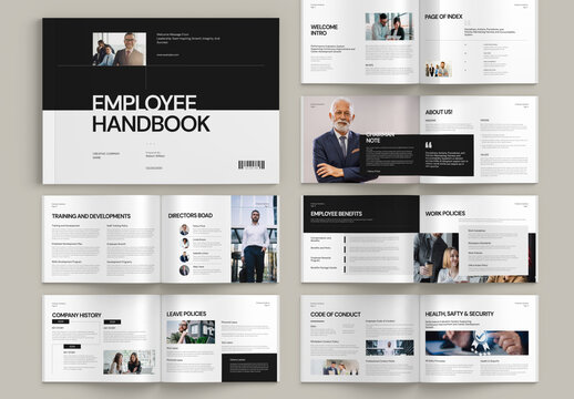 Employee Handbook Landscape Template