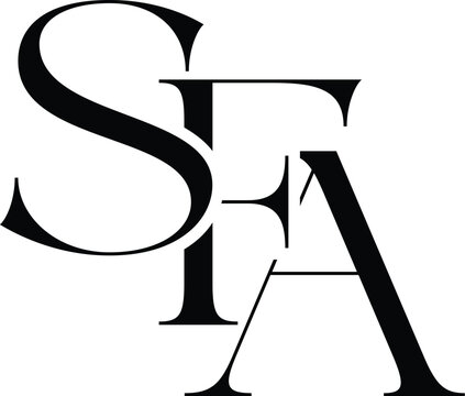 SFA fashion logo design