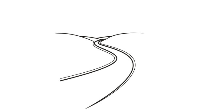 Black curved lines on white background.