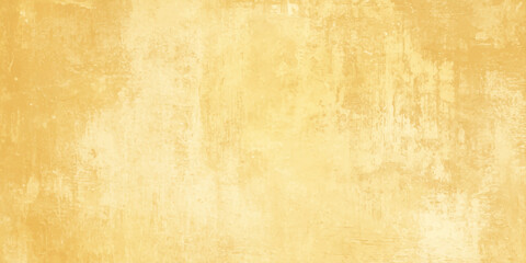 Naklejka premium Yellow grunge texture background with distressed weathered effect and vintage paper parchment style for design projects