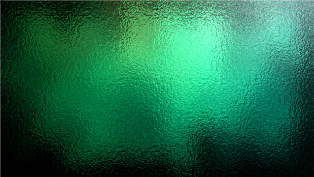 Vector Textured, gradient blend green glass backdrop exudes depth intrigue. Perfect artistic or abstract.