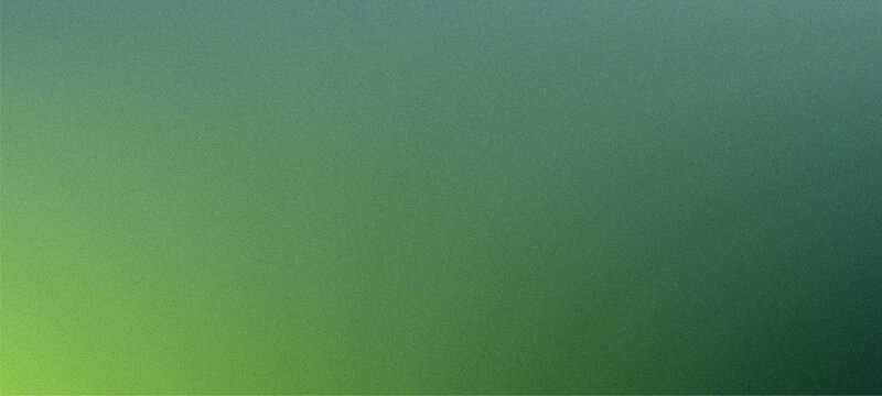 Abstract Grainy Gradient Background with Soft Green and Teal Color Transition and Cinematic Film Grain Texture