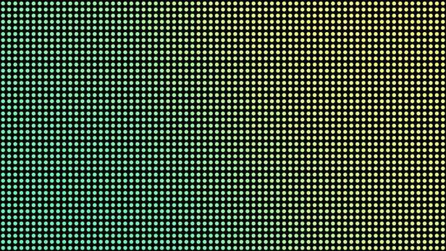 Pixel Dot Matrix Gradient Texture Green Yellow Bright 4K