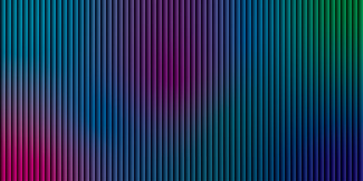 Abstract vertical stripe background with neon gradient, dark blue and purple pinstripe pattern, modern geometric line texture for digital wallpaper