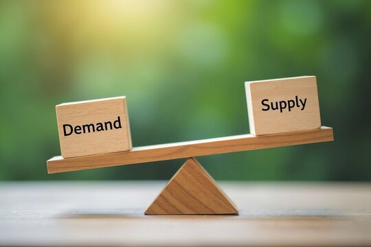 Maintaining Equilibrium: The Delicate Balance Between Demand and Supply on a Seesaw