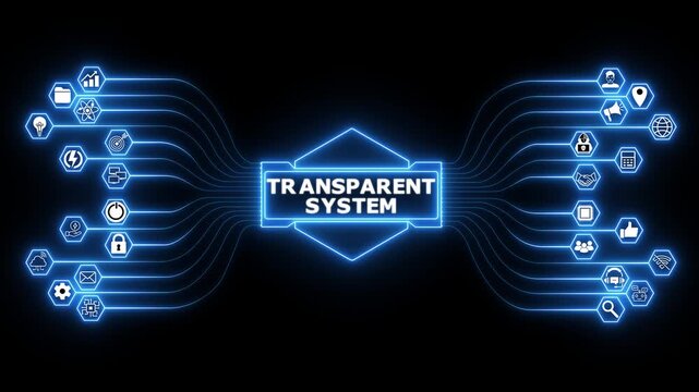 Secure corporate governance dashboard powered by Transparent System interface with digital compliance monitoring and advanced business control.