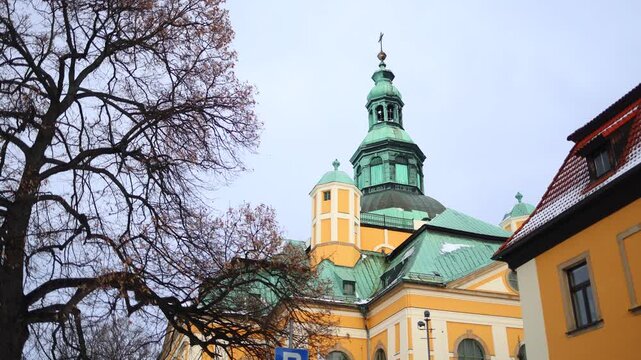 Citry Centre of Jelenia g&oacute;r,a new year morning