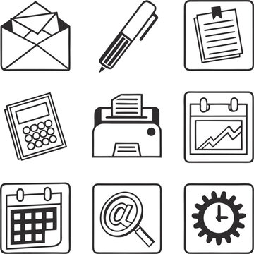 web icons set