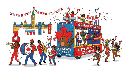 Canada Day Ottawa Street Carnival Celebration © tumpi
