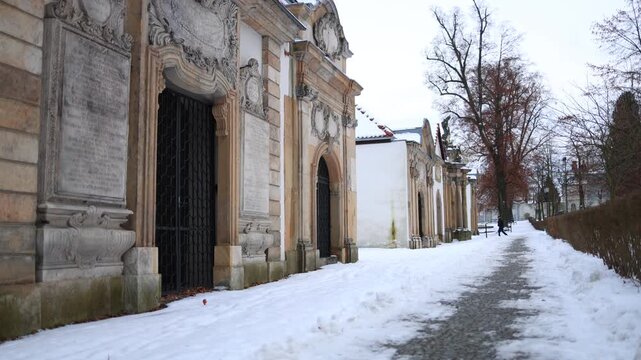 Citry Centre of Jelenia g&oacute;r,a new year morning