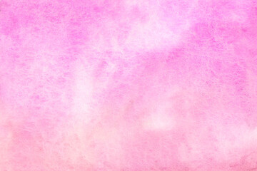 Fototapeta premium Pink, violet watercolor abstract hand drawn background. Brush strokes print. Rough surface painting. Color paint design for textile, fabric, wallpaper, paper, etc.