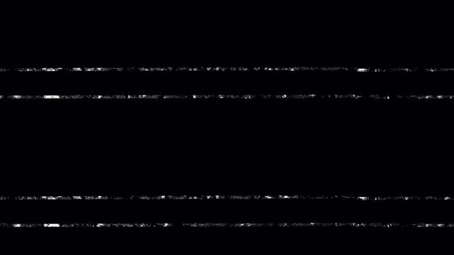 Damaged retro film strip overlay with noise,Old film tape defects overlay 4K video