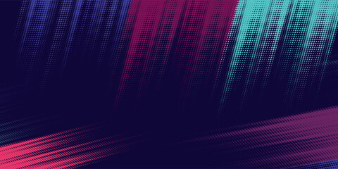 neon background brush game blue pink purple banner abstract paint stain vintage modern car wrap sticker, vector. © Hery