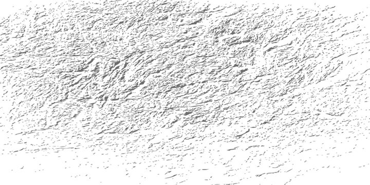 Abstract grunge brush stroke shape with distressed feathered edges. Abstract monochrome grunge texture background with distressed ink splatters and grainy charcoal pencil strokes on white