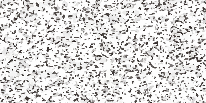 Abstract black and white grainy texture background with organic hand drawn ink splatters. A high-contrast, monochrome abstract pattern, organic grainy textures and stippled ink effects