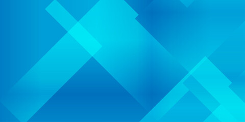 Obraz premium Abstract blue geometric background with overlapping rectangular shapes and gradients for corporate and technology design. A modern, professional abstract background