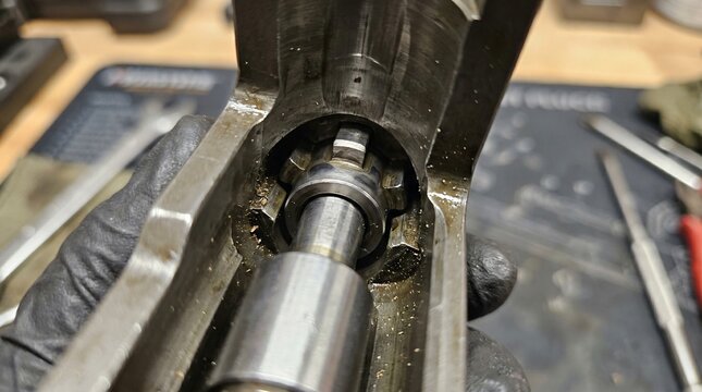 Defense Manufacturing Quality Inspection Workstation With Bolt Headspace Calibration Process