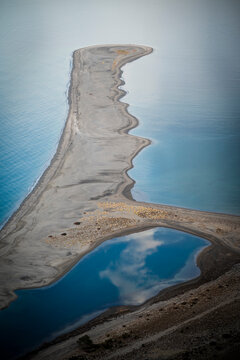 Lagoon of Tindari, part of the nature reserve of Marinello, Tindari, Sicily, Italy