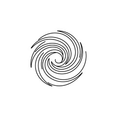 Fototapeta premium Abstract Swirling Vortex Pattern Graphic Design.