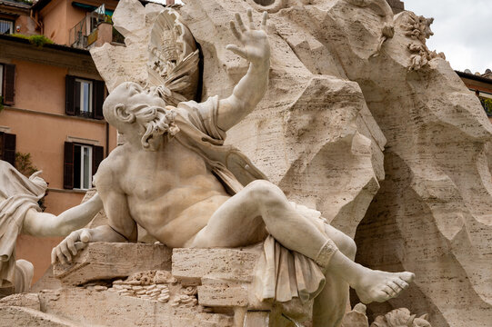 Walk around Piazza Navona in Rome, with 17th-century marble sculptures of sea gods and other creatures decorating the fountains, and magnificent examples of art and architecture