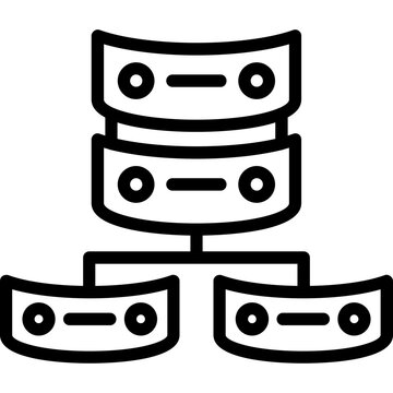 Semi-Structured Data Icon