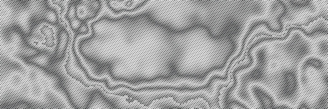 Grunge halftone black and white. Background pattern gray scale monochrome. Texture black and white vintage. Dark monochrome background for design