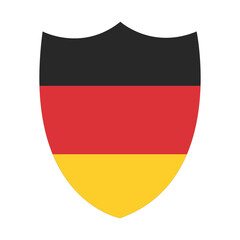 Obraz premium Germany Flag Shield Vector