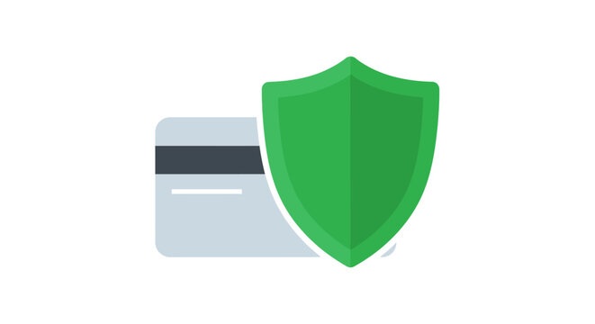 Green Shield Protects Credit Card.
