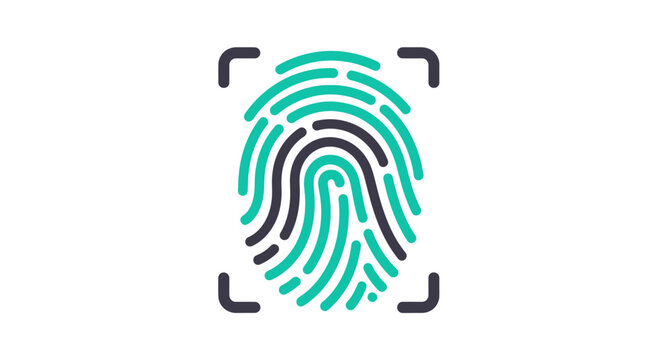 Fingerprint Scan Identification Security.