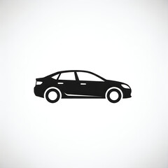 Fototapeta premium Black car icon