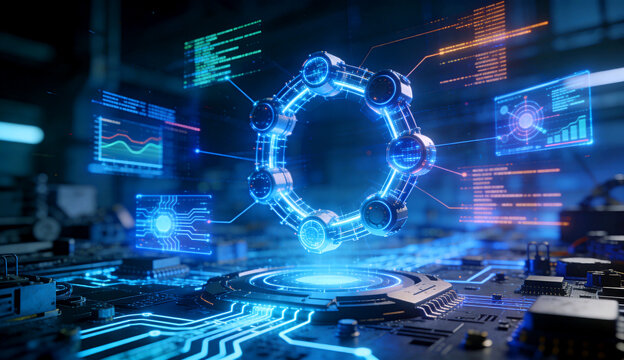 Advanced Microchip Visual Processing Future Network Data