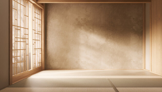 empty room with window