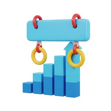 Colorful blocks with lifting hooks and straps
