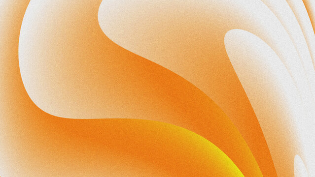 Soft abstract gradient background with grainy texture in warm neon orange, lemon yellow, and white tones.