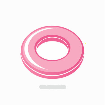 Pink Inflatable Ring