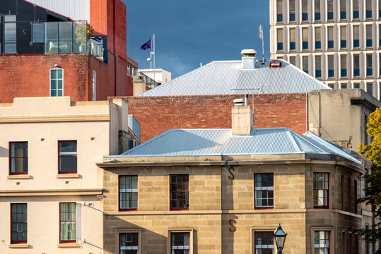 Old Colonial Georgian Architecture in Hobart - Tasmania