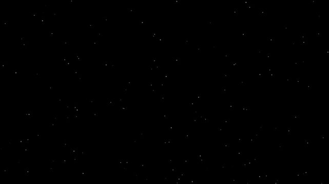 White snow overlay layer on black background, Rendered animation of snowing. Falling snowflakes, snow background.
Loop White snow flake falling on black background, Winter snow overlay.