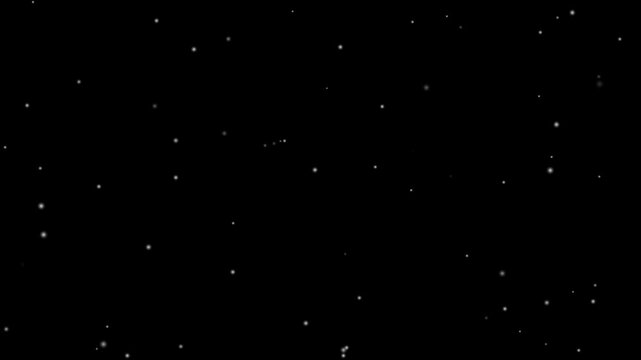 White snow overlay layer on black background, Rendered animation of snowing. Falling snowflakes, snow background.
Loop White snow flake falling on black background, Winter snow overlay.