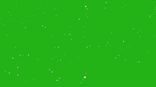 Winter snow flake falling on green screen, Realistic snow fall- Looping snow flakes falling matte.
Heavy snowfall overlay. Isolated falling snow snowflakes on chroma key green screen.