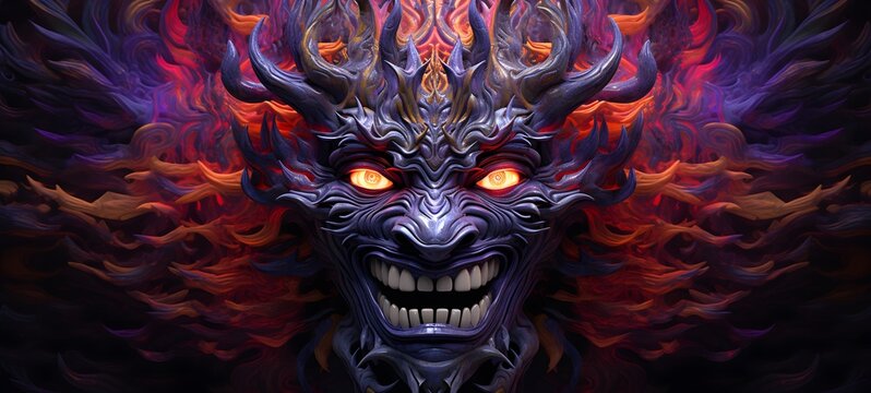 oni devil humanidad full bod,generative AI