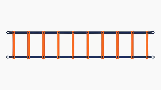 Agility Ladder: An aerial shot showcases an agility ladder, an essential training tool for athletes. with its distinct design. A simple aesthetic of athletic training