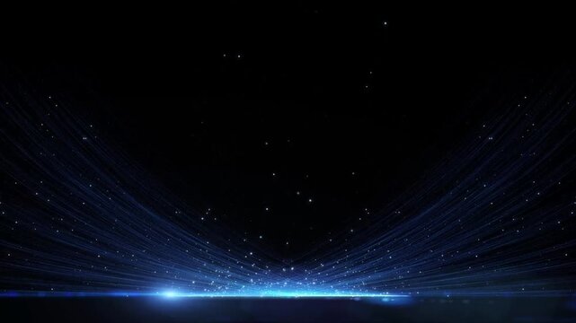 Abstract dreamy particle light ray fluid dynamic background material