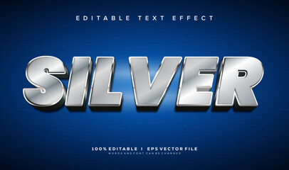 silver text effects, modern colors. Text style effects. © MR. JAVA