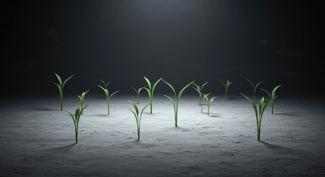 Vast abstract area showing unlimited potential and room for development. Ideal for design mockups or growth concepts, template, copyspace, blank